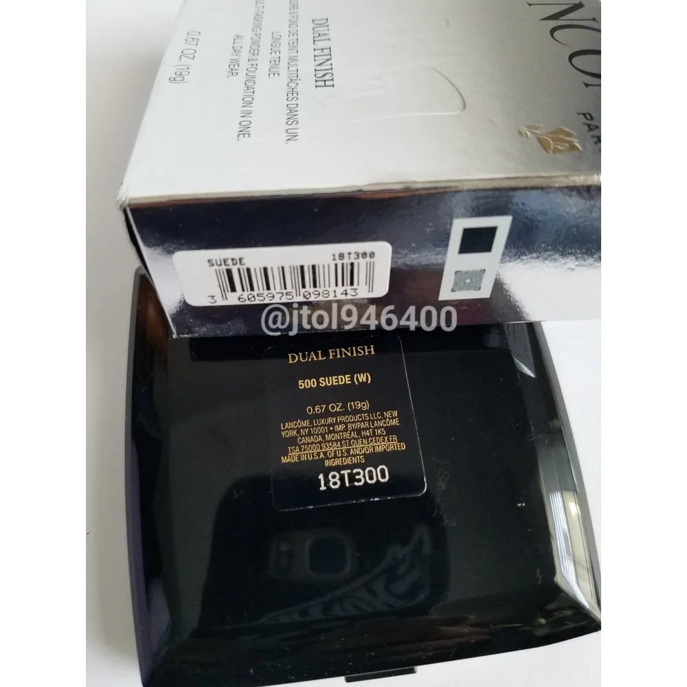 Lancome Dual Finish Multi Tasking Powder Foundation 500 Suede